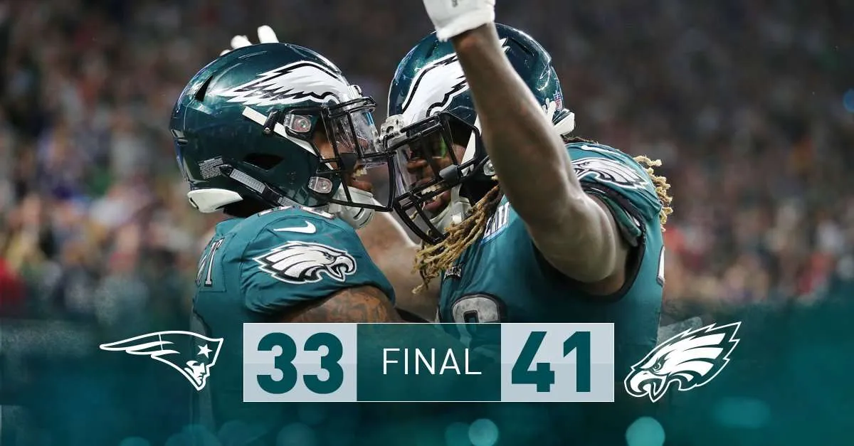 Final score: Eagles defeat Bills in overtime with a score of 37-34.