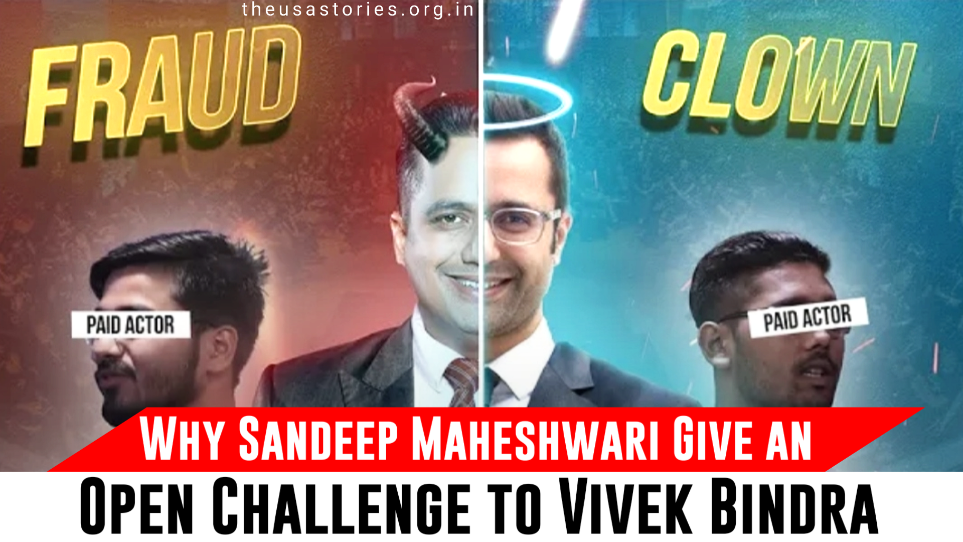 Why Sandeep Maheshwari give an open challenge to Vivek Bindra