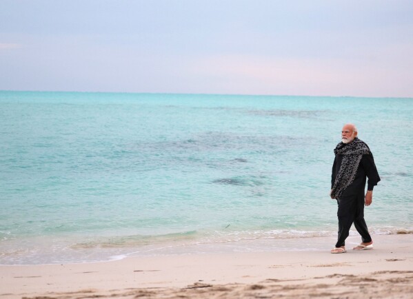 Modi's beach visit to remote Indian archipelago sparks storm in Maldives